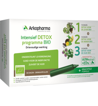 Arkofluids Bio Detox 30 dagen kuur (30AMP