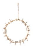 Gaya Anklet Rose Gold White Parel 27 cm