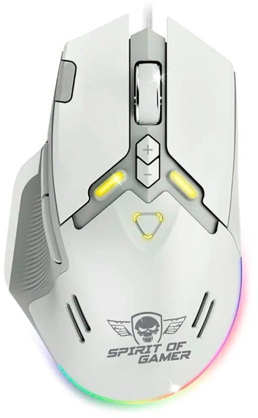Spirit of Gamer Elite M60 Gaming Muismat Wit