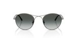 Giorgio Armani AR 6177 Lunettes De Soleil Homme Ruthénium Rondes Gris 50mm