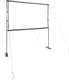 vidaXL Projectiescherm met standaards 90 inch 16:9