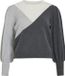 Vila Vikerry Trui O-neck L/s Knit Top - Noos 14106477 Dark Grey Melange Dames Maat - M