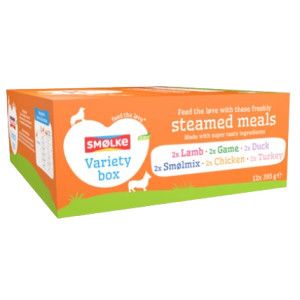 Smolke Smølke Vers Gestoomde Maaltijd Variety Box - Hondenvoer - Mixdoos 12x395 g