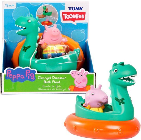Tomy Peppa Pig Dinosaurus Badspeelgoed 12 Cm Groen