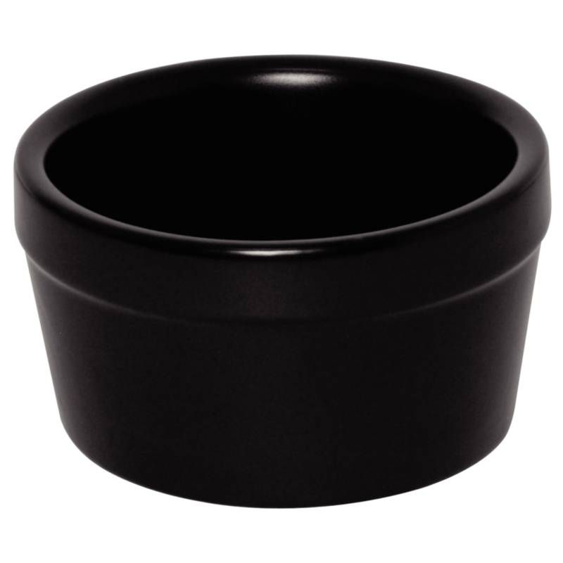 Olympia Zwart bak Schaal 7.5 cm Ø 6 stuks