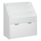 Well Home Kinderrek en dienblad met wielen, 62,7 x 30 x 70 cm