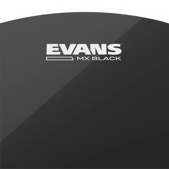 Evans TT10MXB Marching Tenor Drumvel, 10 inch, zwart