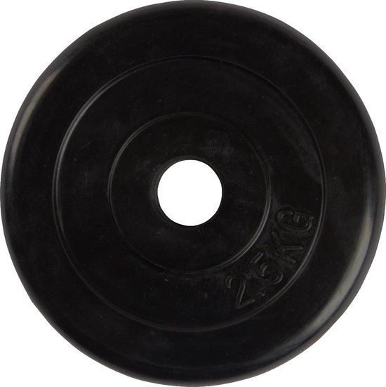 VirtuFit Rubberen Halterschijf - 2.5 kg - Ø 30 mm