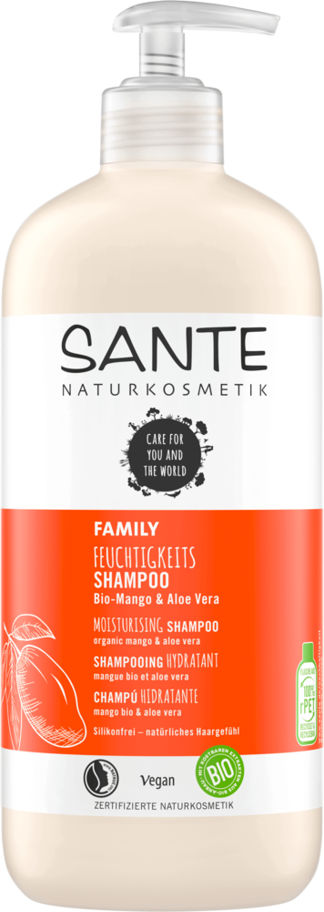 Sante Naturkosmetik Feuchtigkeits Shampoo Bio-Mango & Aloe Vera