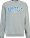 Protest Prtizzy - Dames Trui - Lange Mouwen - Ronde Hals - Katoen/Polyester/Viscose - Dark Grey Melee