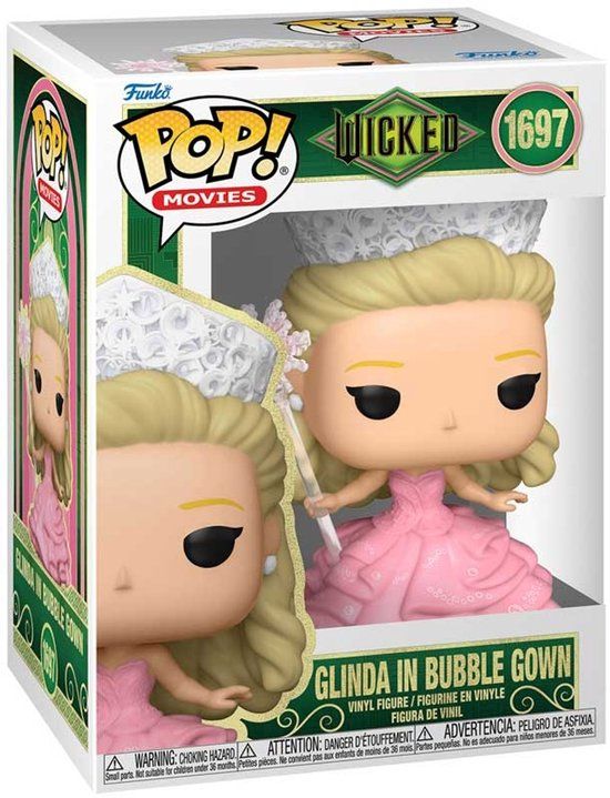Funko Wicked Glinda in Bubble Gown Vinyl Figur 1697 Funko Pop! meerkleurig