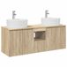 vidaXL Badkamerkastenset 3 st Sonoma Eiken 49,5 x 44,5 x 65 cm