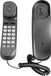 Avizar, compacte vasttelefoon met mute-functie en nummerherhaling, zwart
