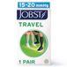 JOBST Hoge compressiekousen voor op reis, compressie 15-20 mmHg, uniseks, beige, maat 1