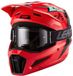 Leatt 3.5+vizion 3.5 Junior Casque Tout-terrain Kit Rouge L Enfants