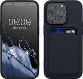 kwmobile telefoonhoesje geschikt voor Apple iPhone 14 Pro - TPU case in donkerblauw