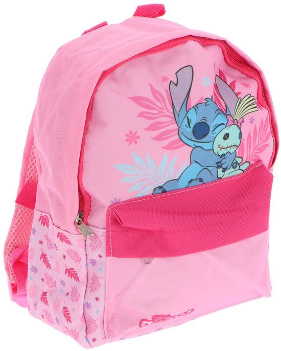 Lilo & Stitch Rugzak Roze Gebloemd Polyester Kinderen 3L