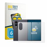 BROTECT - Screenprotector voor Samsung Galaxy Z Fold 8 (Voor+Achter) - Folie Beschermfolie matte 6 Stuks