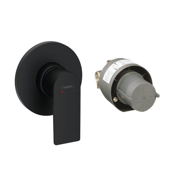 Hansgrohe Rebris E - Inbouw Douchemengkraan Set - Mat Zwart - 72658670