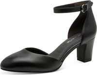 Tamaris Dames Pumps 1-22401-42 003 Zwart Leer Maat 38 EU