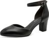 Tamaris Dames Pumps 1-22401-42 003 Zwart Leer Maat 38 EU
