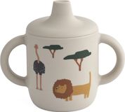 Liewood - Tasse à bec Neil - Safari Sandy Mix