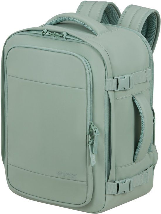 American Tourister Rugzak -Take2Cabin MS Mono - Ryanair/WizzAir/Vueling conform 30 x 20 x 40 cm - laptop 15,6 inch - 26,5 l - iceberg green