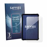 Savvies 3 Stuks Screenprotector - Geschikt voor Oukitel RT11 - Beschermfolie Glas Transparant