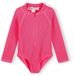 Minoti UV shirt meisjes lange mouw zwempak - UV-werend UPF 50+ - roze