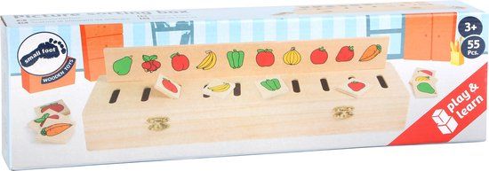 Small Foot - Afbeeldingen Sorteerbox - 55 dlg.