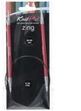 KnitPro Zing rondbreinaalden 60cm 6.50mm