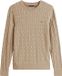 Tommy Hilfiger Gebreide Trui Heren XL Beige Katoen