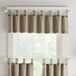 Elrene Home Fashions Knop Venster Gordijn Keuken Valance, Linnen