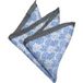 OLYMP Pochet blauw, Effen