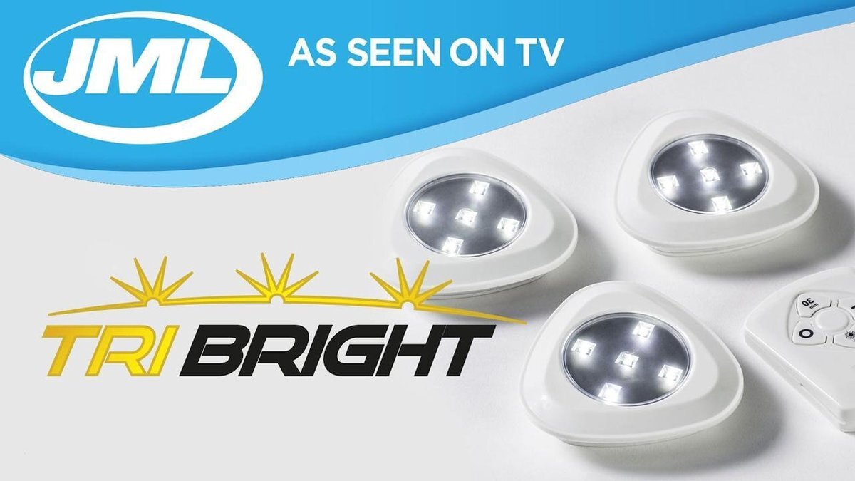 Toppers van TV Tri Bright LED spots - Kastverlichting - Set van 3