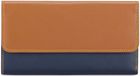 Mywalit Tri-fold Zip Wallet Leren Portemonnee 17 cm - Dames - Horizontaal - bosco