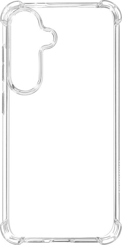Samsung, Hoes Geschikt voor Samsung Galaxy S24 Dunne versterkte hoeken, Transparant