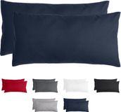 Komfortec Set van 2 Premium Kussenslopen 40x80 cm - Blauw