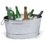 Big Ice Emmer Ovaal 52X36X24,5 Cm Zilver RVS