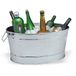 Big Ice Emmer Ovaal 52X36X24,5 Cm Zilver RVS