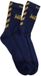 hummel Massy EHB Sokken Blauw Gestreept Polyester Unisex 32-35