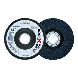 Bosch Professional X-LOCK Lamellenschijf - 115 mm - K60 - 2 stuks