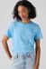 Levi's Favorite katoenen T-shirt - Dames - L - Blauw / Golf Course Stripe Alaskan Blue