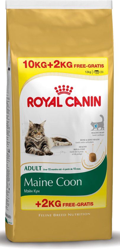 Royal Canin Breed Royal Canin Maine Coon Adult - Kattenvoer - 10+2 kg Bonusbag