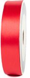 Paco Verpakkingen Satijn lint - Rood - 25 mm - Rol a 50 meter