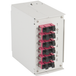Hutschienenbox OM4 6xSC-Duplex-Kupplung, ohne Pigtails