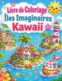 Livre de Coloriage Îles Imaginaires Kawaii
