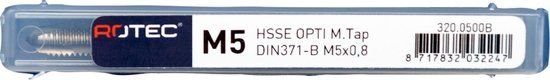 Rotec Combipower BV HSSE OPTI M.Tap DIN 371-B M 5 x 0,8 - 320.0500B
