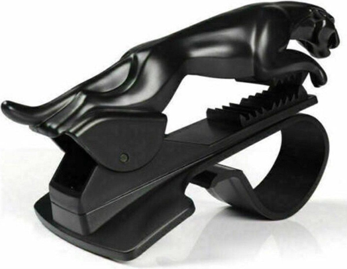 LuxeBass Autohouder met Klem - Telefoonhouder auto - Klemhouder - (zwart) LB529