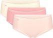 sloggi Midislip Originals Basic Dames 3-pack Rood/Geel S